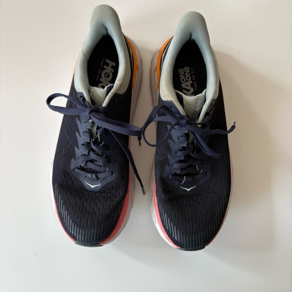 Hoka || Women's Clifton 7 in BIBH Black Iris Blue Haze Size 8 - Picture 2 of 8